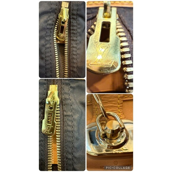 Vintage Louis Vuitton Housse Porte-Habits 2 Pli Garment Bag + 3 Brass Hangers - Picture 11 of 16